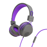 JBuddies Studio On-Ear Kids Wired Type-C Headphones Graphite/Violet