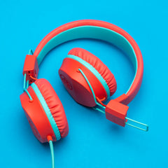 JBuddies Studio On-Ear Kids Wired Headphones Peach